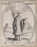 KG 10568
          <br/>
          Heilige Franciscus Xaverius ("Heiligenkalender")
          <br/>
          <em>Callot, Jacques (1592 - 1635)</em>